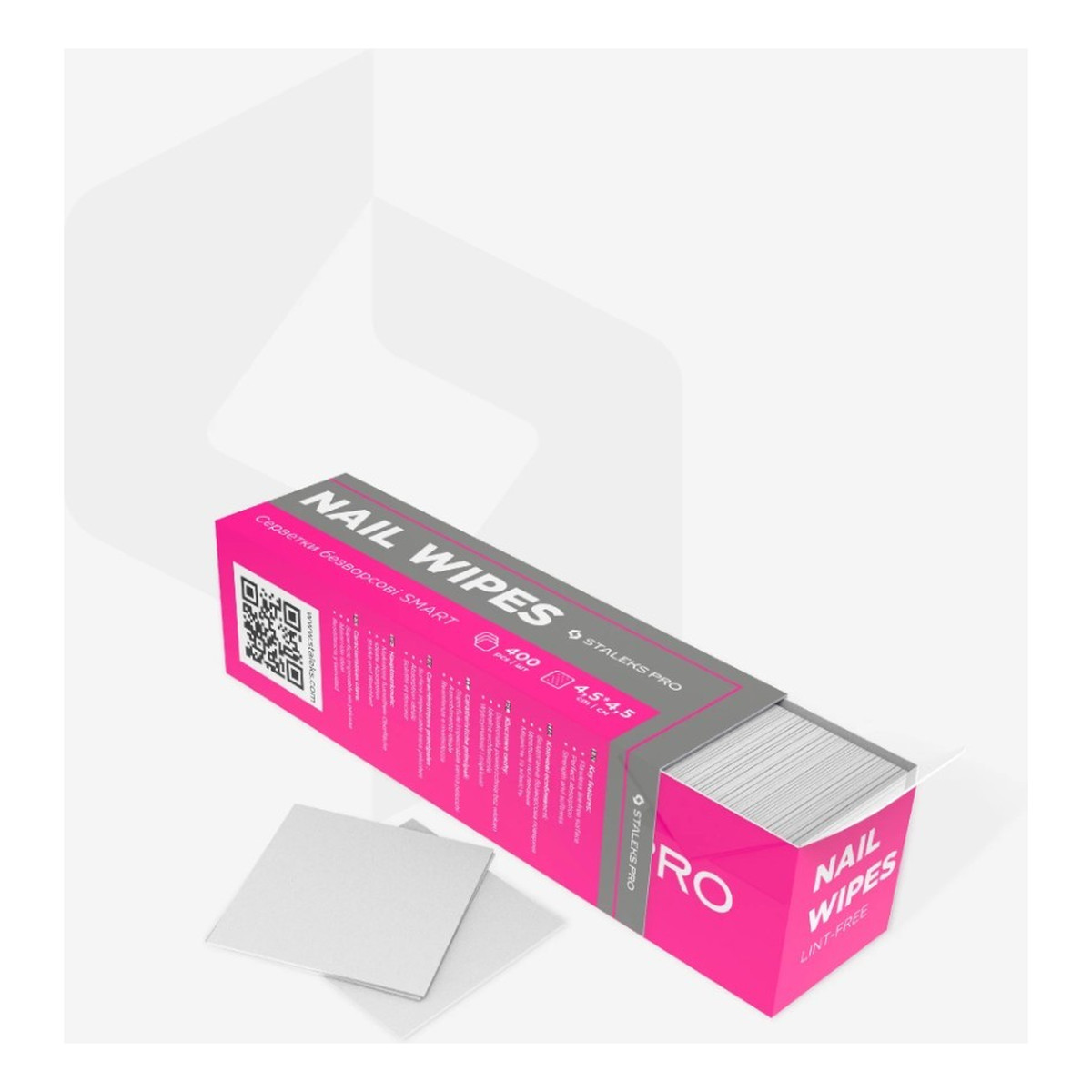 Staleks Pro expert waciki bezpyłowe ws-400 400 szt