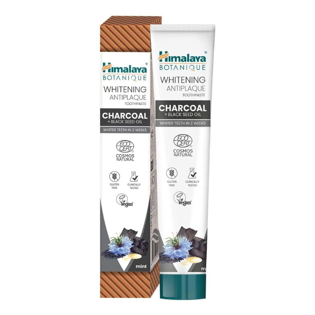 Himalaya Pasta Botaniczna z węglem aktywnym i olejem z czarnuszki wybielająca 75ml