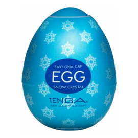 Egg Snow Crystal Masturbator w kształcie jajka