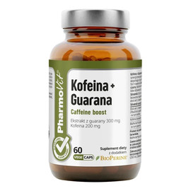 Kofeina + Guarana suplement diety 60 kapsułek