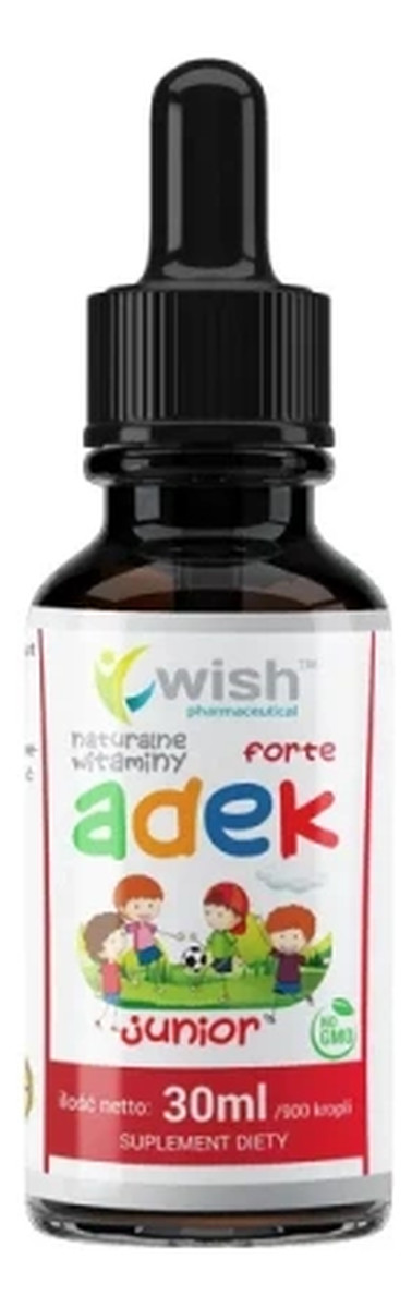 Junior Naturalne Witaminy ADEK Forte suplement diety w kroplach