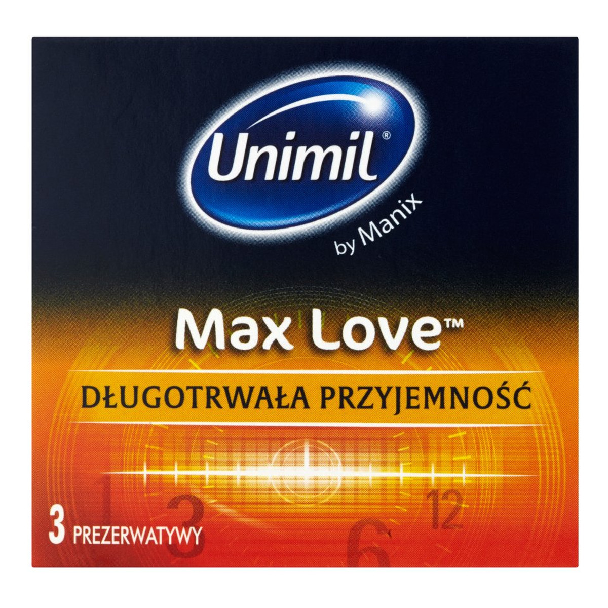 Unimil Max Love Prezerwatywy 3szt
