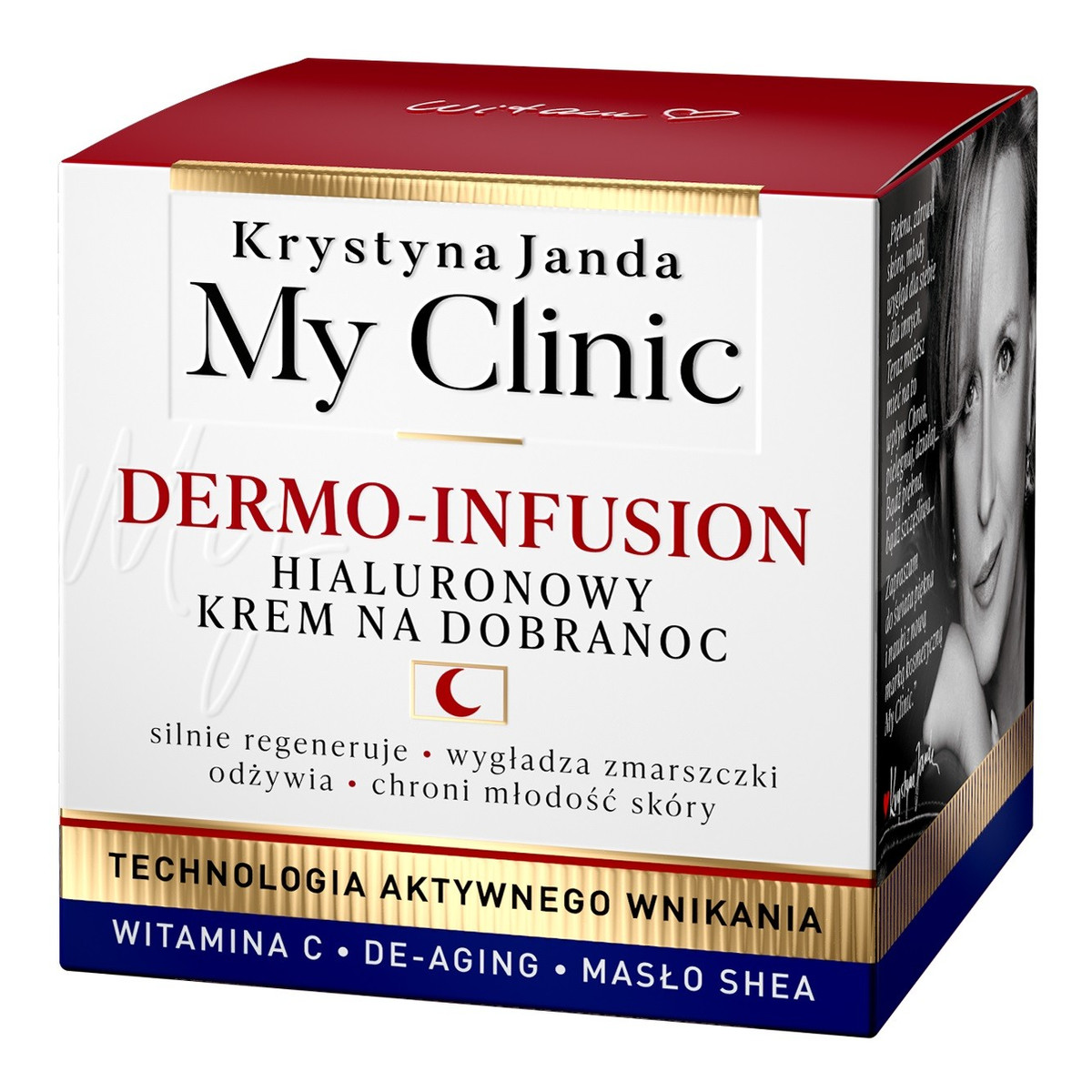 Janda KRYSTYNA JANDA My Clinic Dermo-Infusion Hialuronowy Krem na dobranoc 50ml