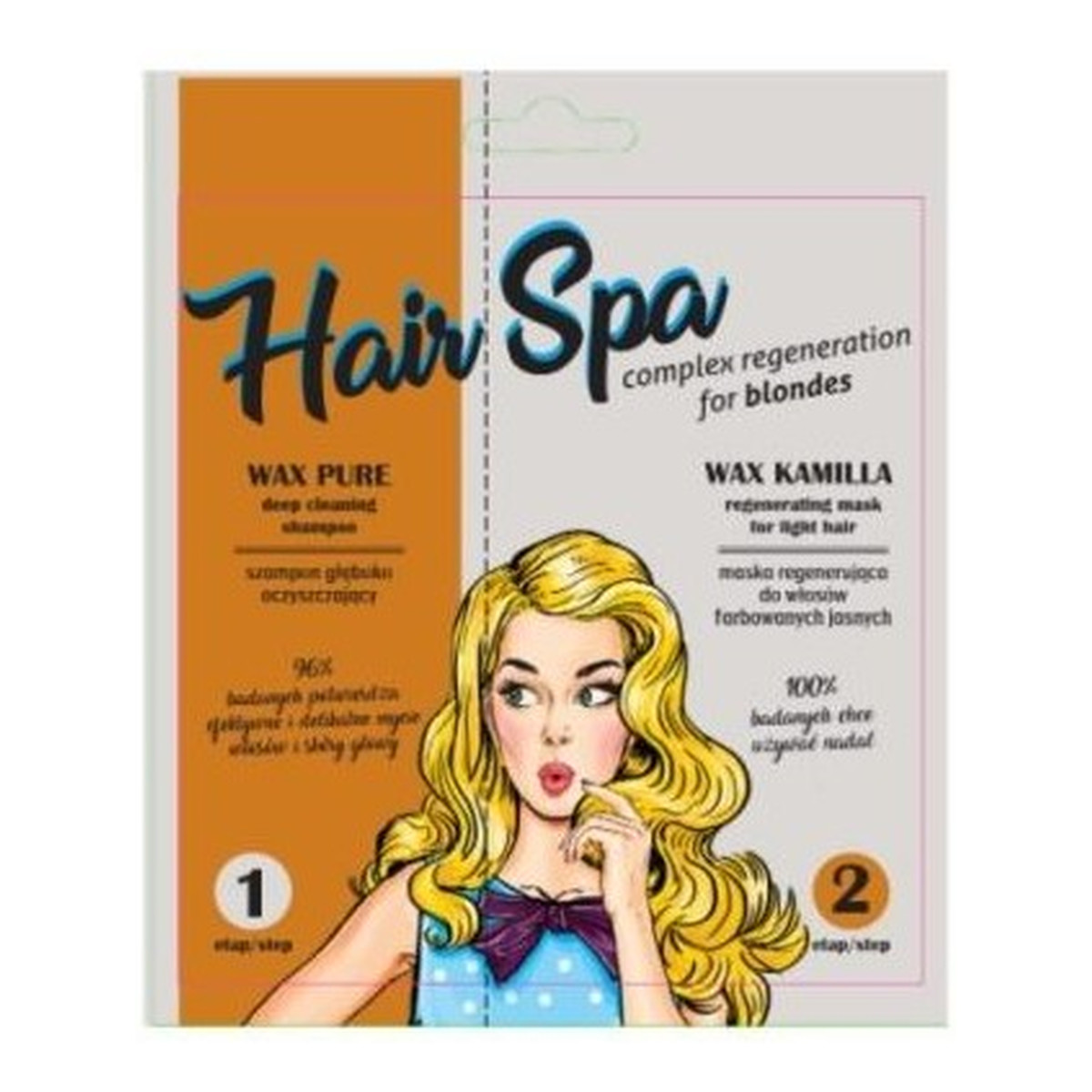 Pilomax Wax Hair Spa ZESTAW MASKA KAMILLA 25ML +SZAMPON 10ML