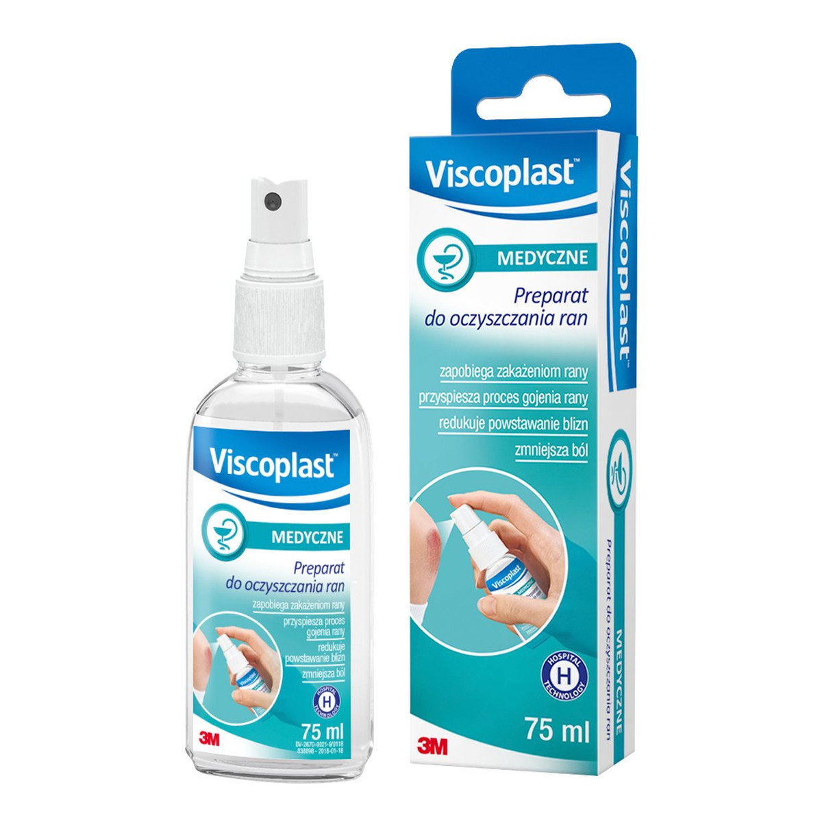 Viscoplast Preparat do oczyszczania ran 75ml