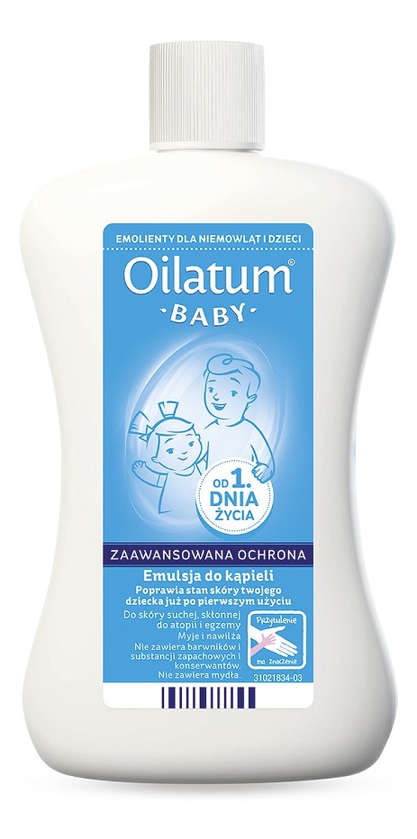Emulsja do kąpieli od pierwszego dnia życia