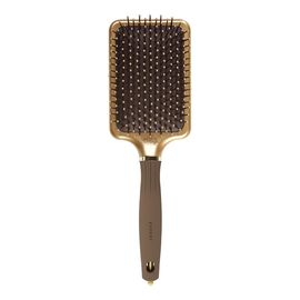 Expert care rectangular prostokątna szczotka z nylonowym włosiem gold brown l