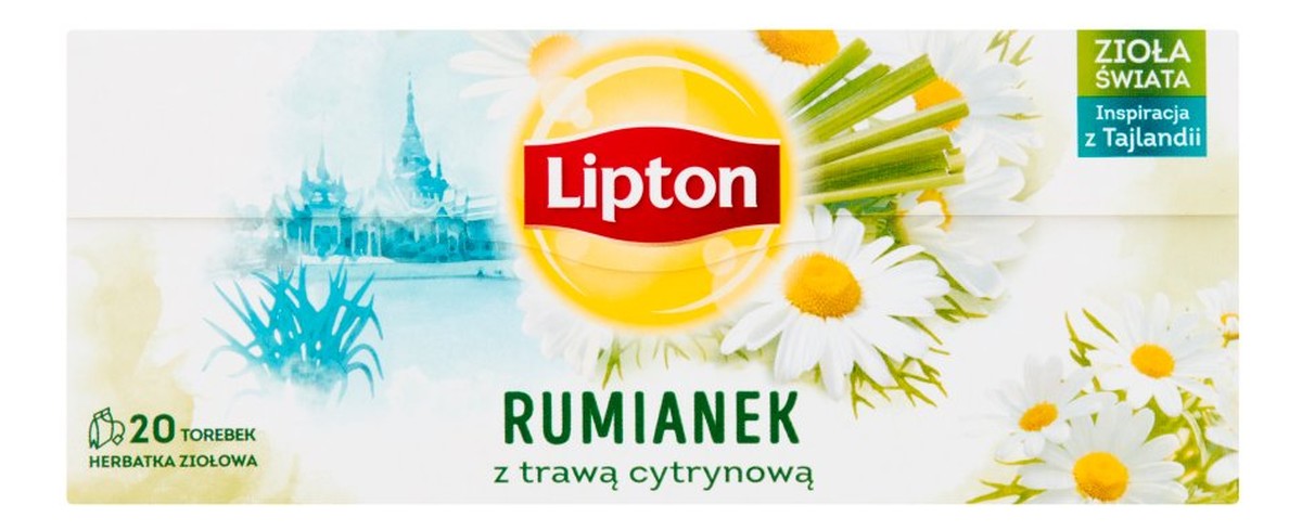 Herbatka ziołowa rumianek z trawą cytrynową 20 torebek