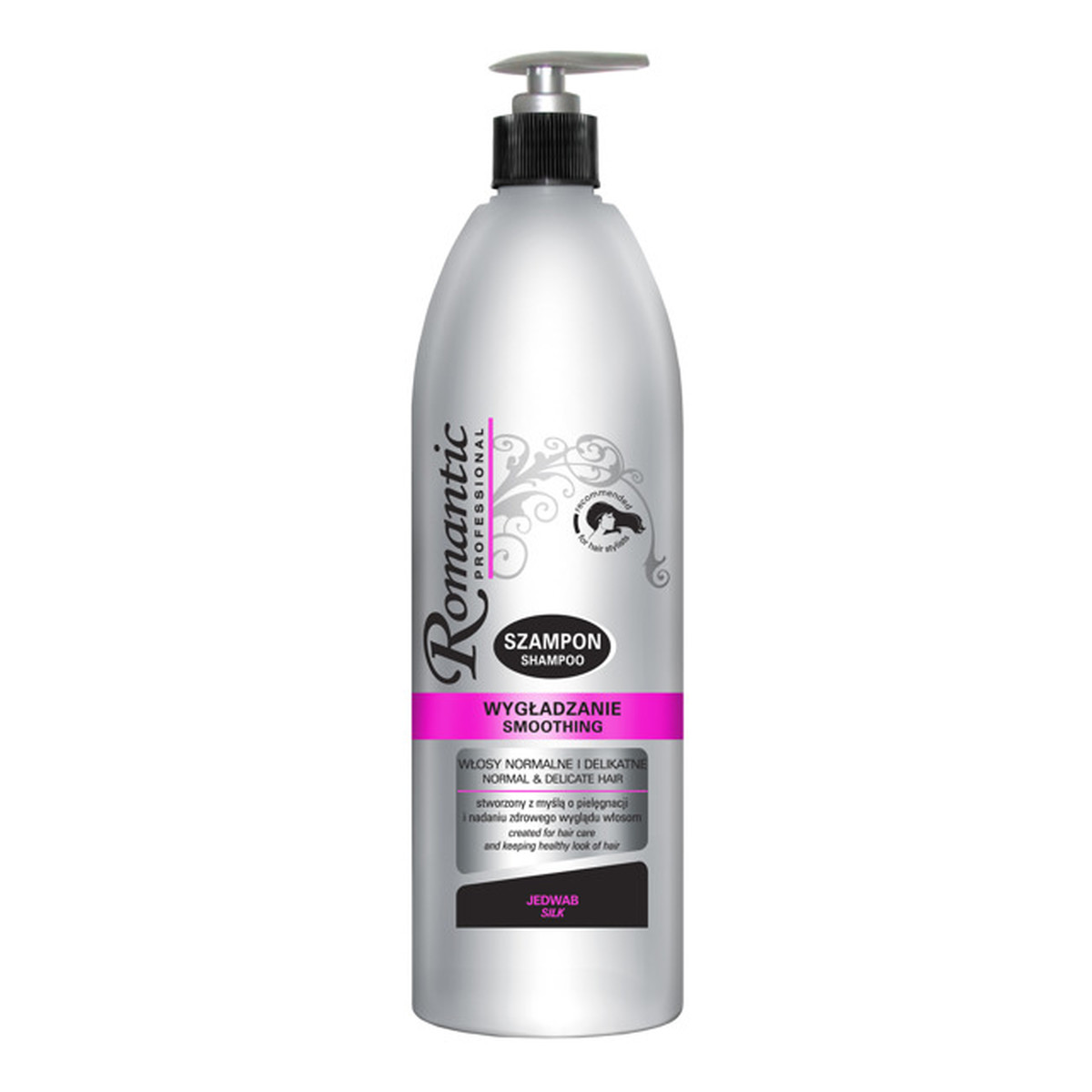 Romantic Professional Szampon wygładzający z jedwabiem 950ml