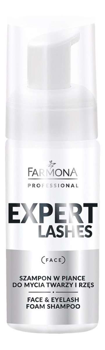 Expert lashes szampon w piance do mycia twarzy i rzęs