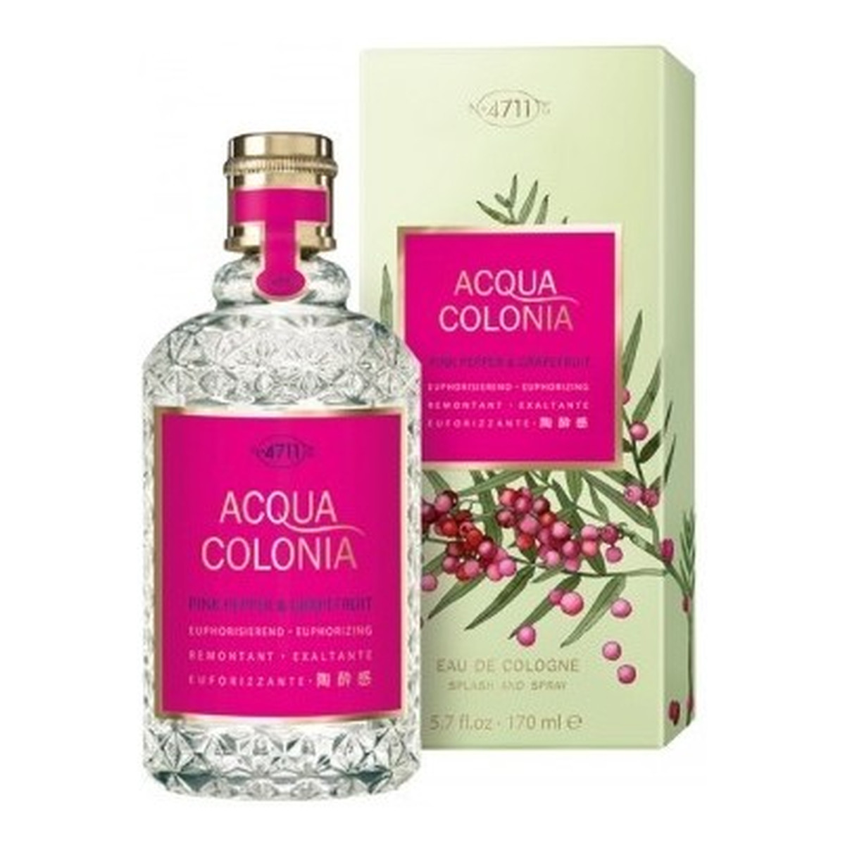 4711 Acqua Colonia Pink Pepper & Grapefruit Woda kolońska splash and spray 170ml