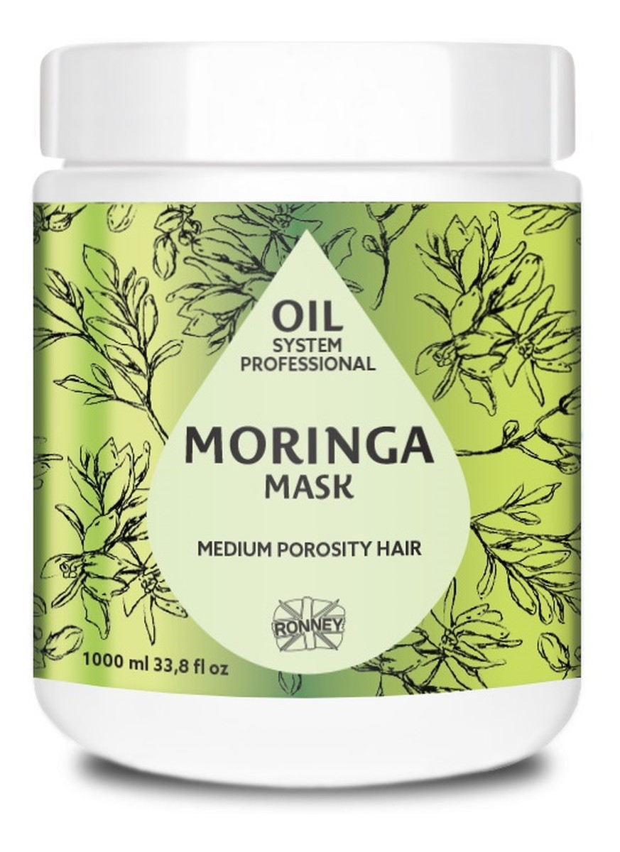 Professional oil system medium porosity hair maska do włosów średnioporowatych moringa
