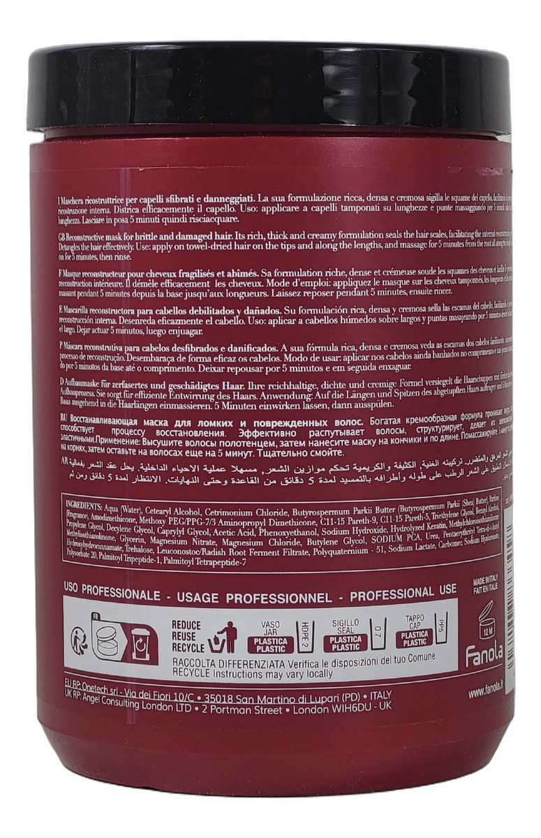 Maska Rekonstruująca do Włosów Zniszczonych