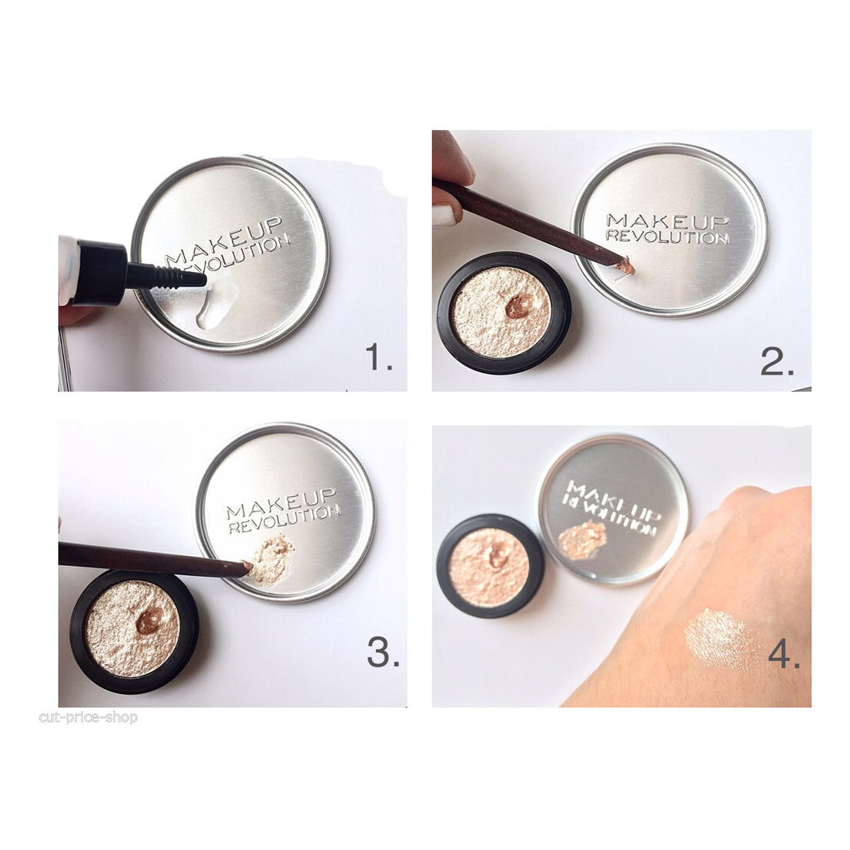Makeup Revolution Eye Foils Awesome Metals Foliowy Cień Do Powiek