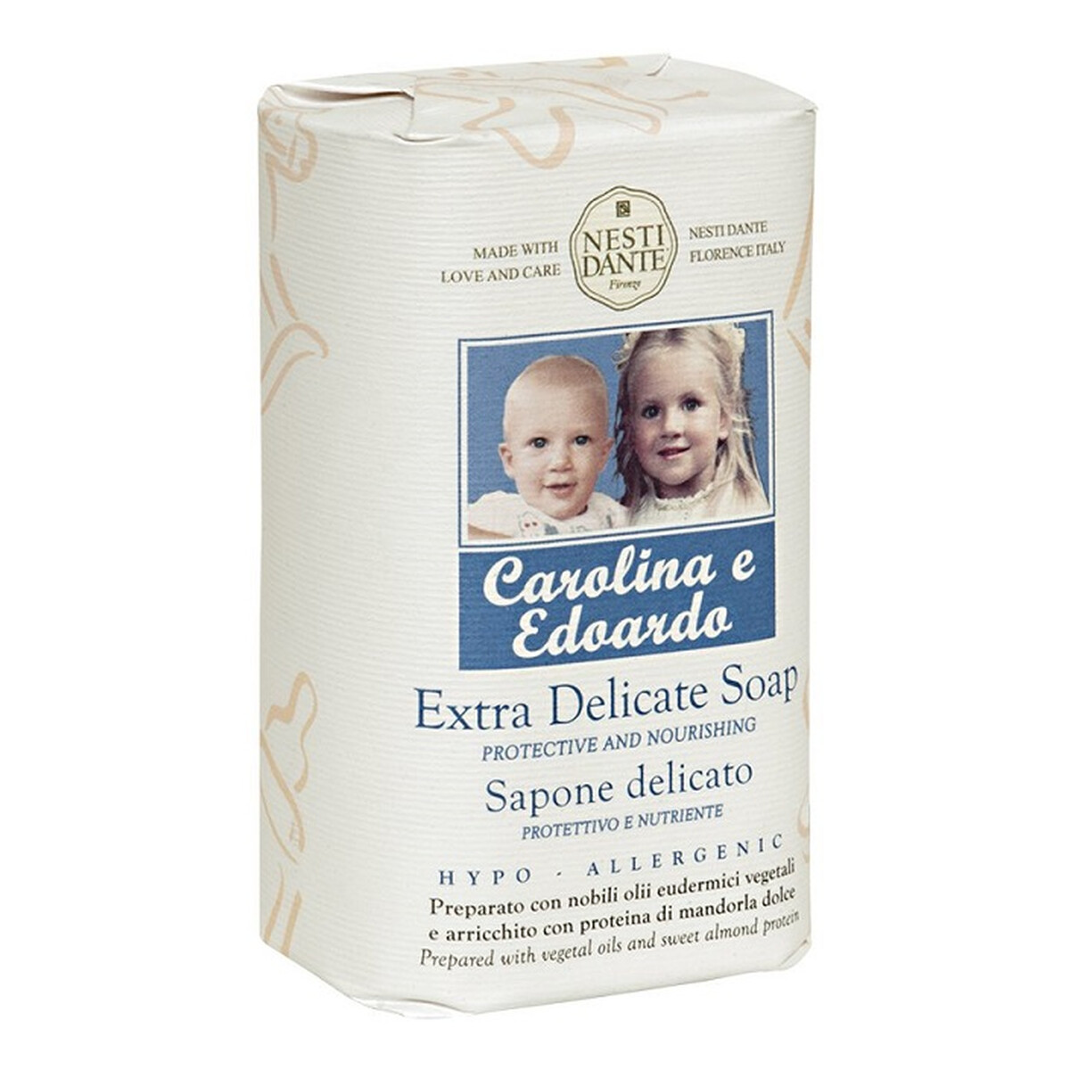 Nesti Dante Baby Carolina e Edoardo hipoalergiczne Mydło toaletowe 250g