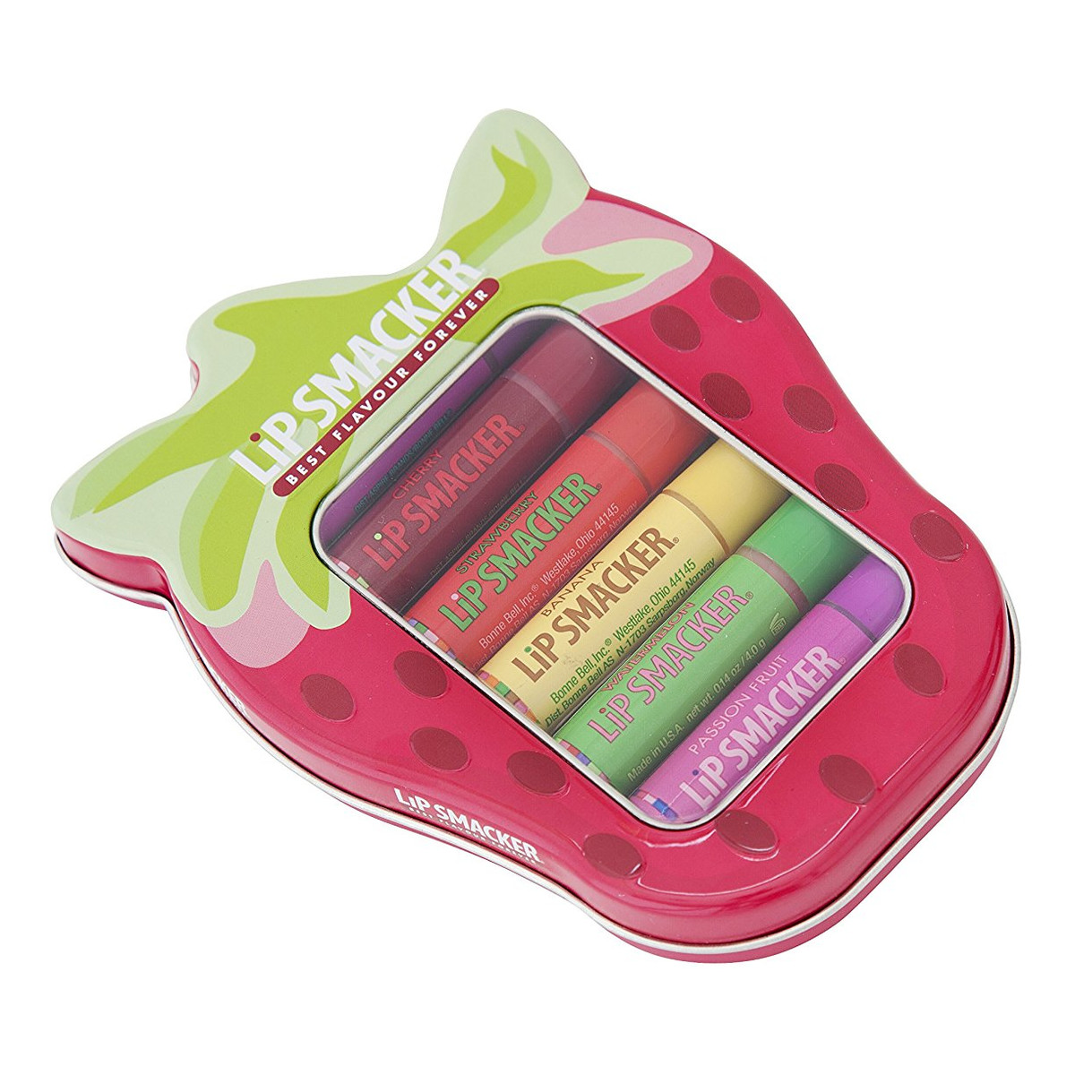 Lip Smacker Flavoured Lip Balm Collection błyszczyki do ust Strawberry Lover's 6x4g 24g