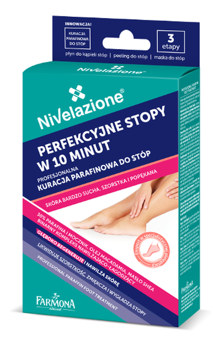 Kuracja parafinowa do stóp "Perfekcyjne Stopy w 10 Minut"