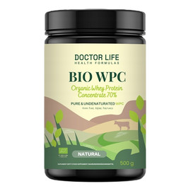 BIO WPC Organic Whey Protein Concentrate 70% białko suplement diety Natural