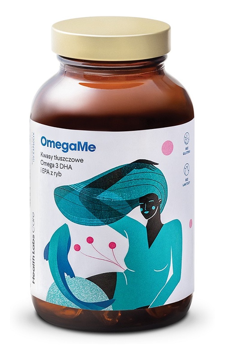 Omegame kwasy tłuszczowe omega 3 dha i epa z ryb suplement diety 120 kapsułek