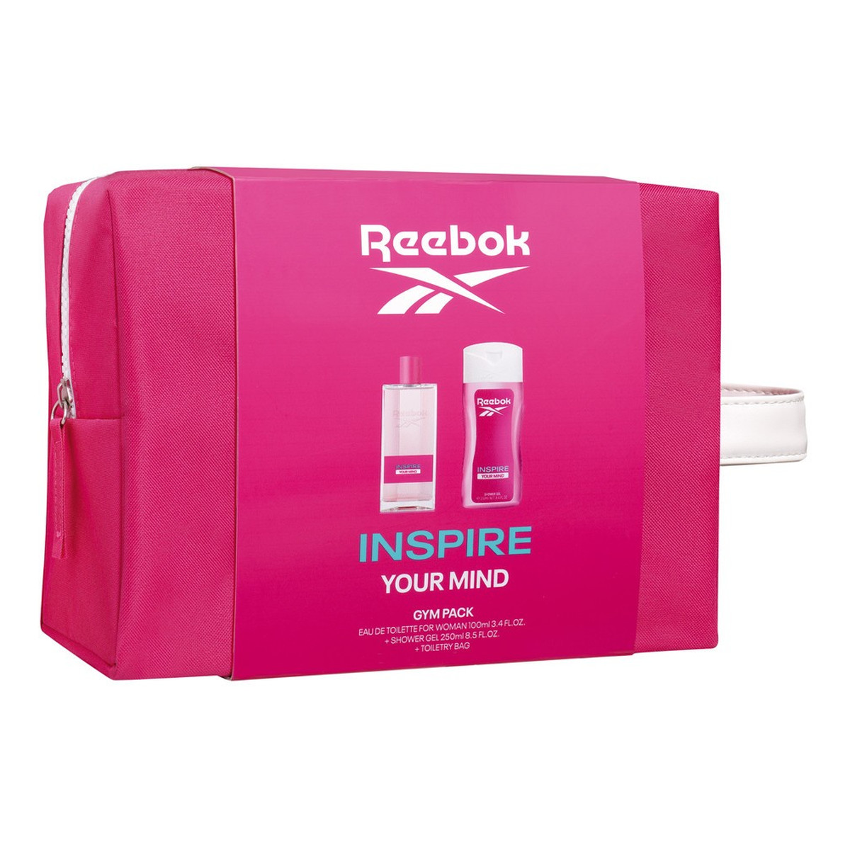 Reebok Inspire Your Mind Zestaw prezentowy kosmetyczka woda toaletowa 100ml + żel pod prysznic 250ml