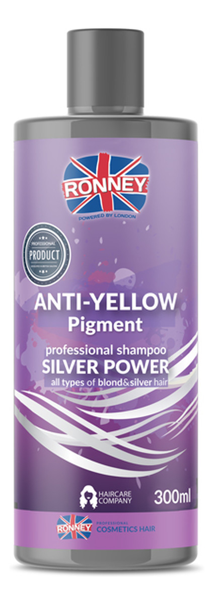 silver power professional shampoo szampon do włosów blond rozjaśnianych i siwych