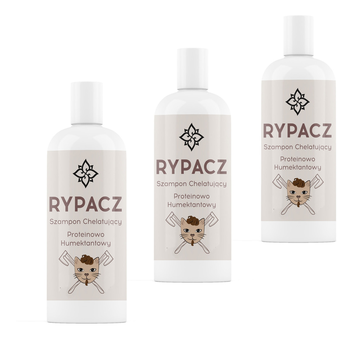 Rypacz - szampon chelatujący proteinowo-humektantowy 3x250ml