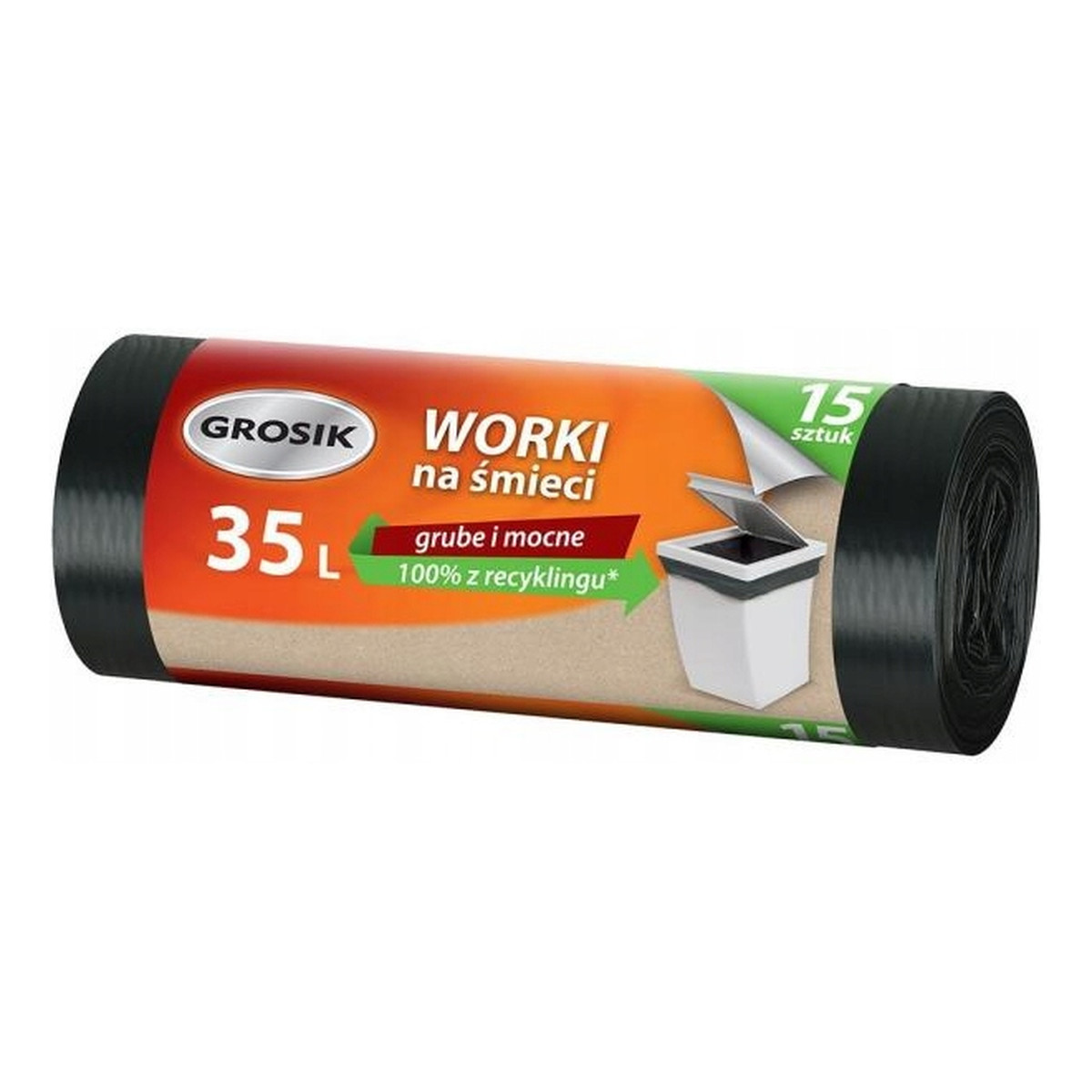 Grosik Worki na śmieci LD 35L/15 szt