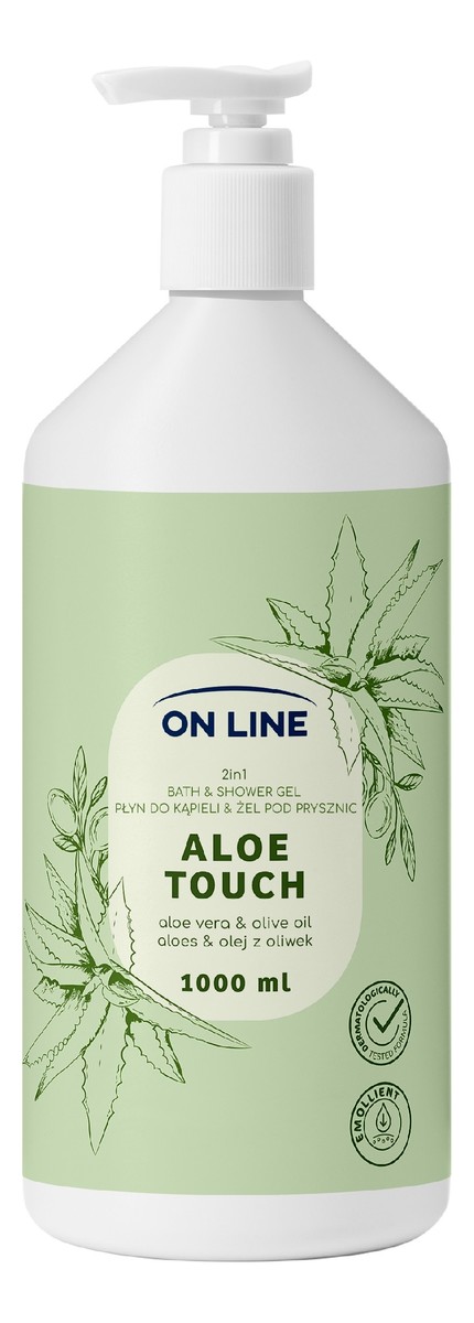 Żel pod prysznic 2w1 aloe touch