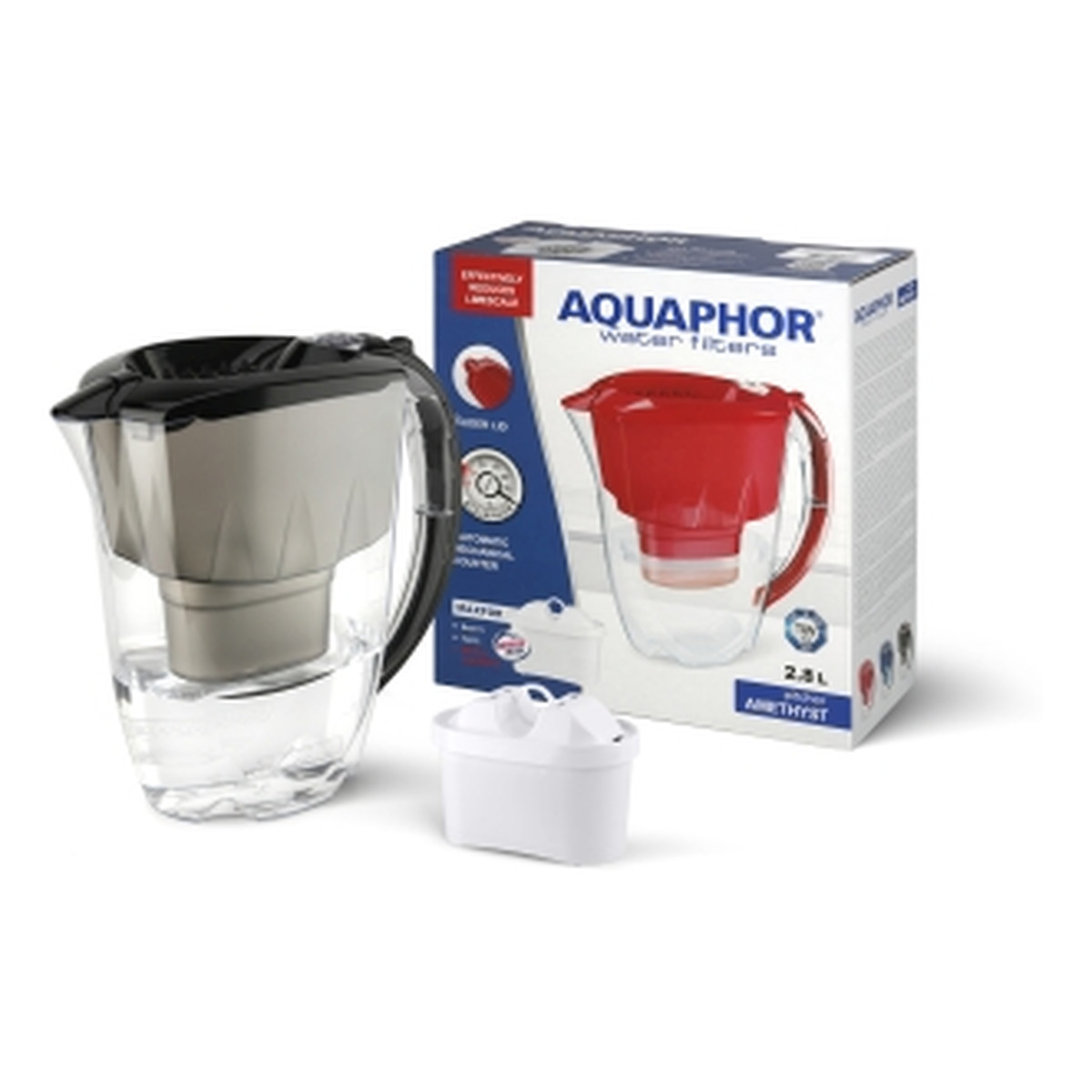 Aquaphor DZBANEK AMETHYST + WKŁAD B25 Maxfor Czarny 2000ml