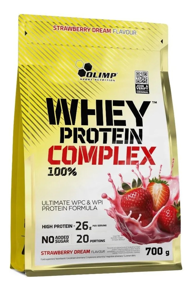 Whey Protein Complex 100% odżywka białkowa Truskawka