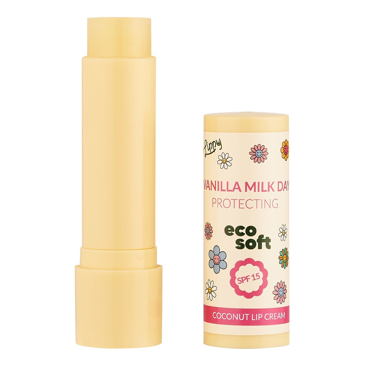 Ecosoft Lippy Day kokosowy Krem do ust vanilla milk 4.8g