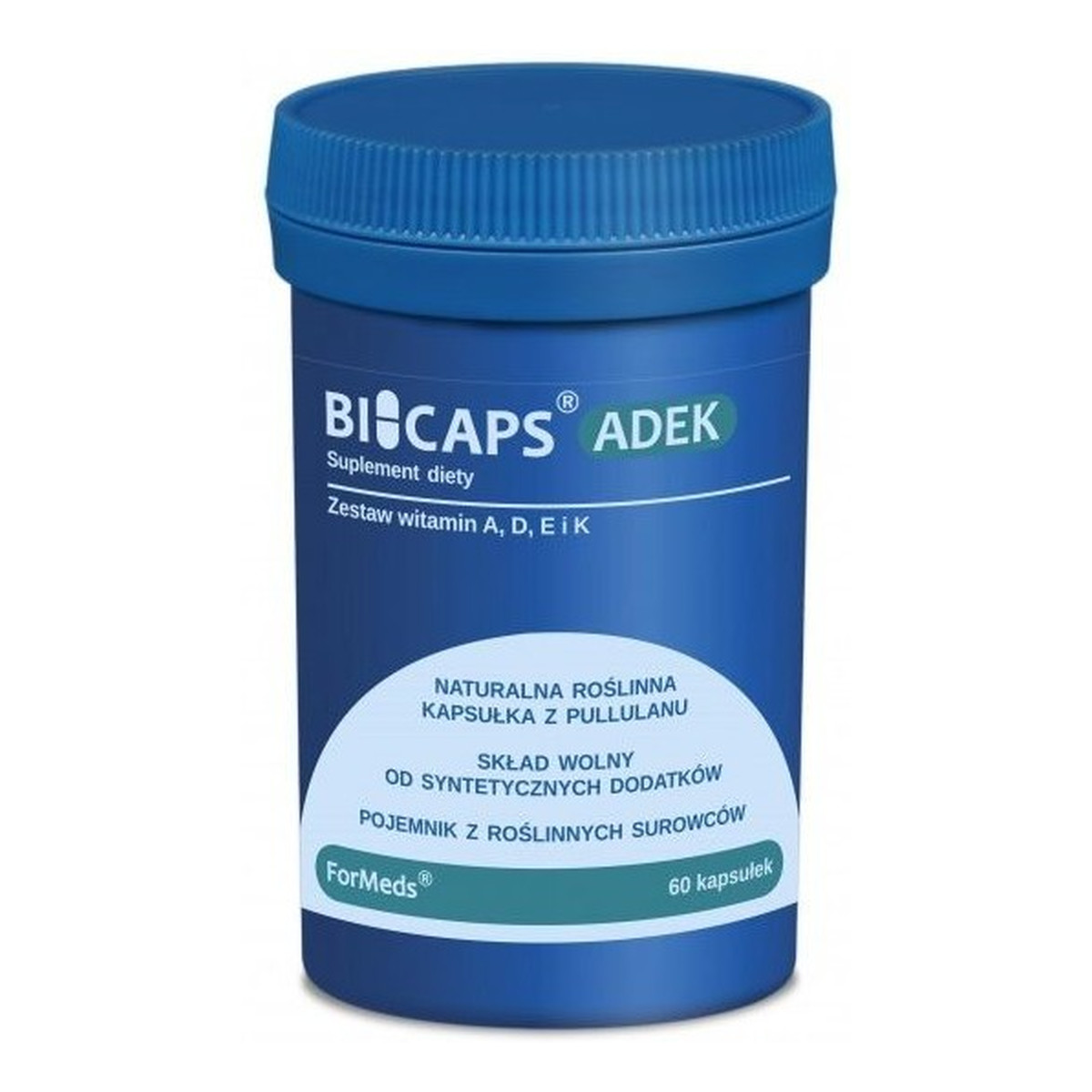 Formeds Bicaps ADEK zestaw witamin A D E K suplement diety 60 kapsułek