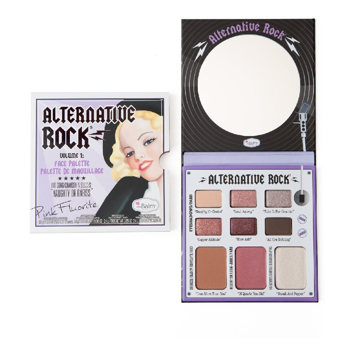 the Balm Alternative Rock paleta do makijażu oczu i twarzy Volume 1