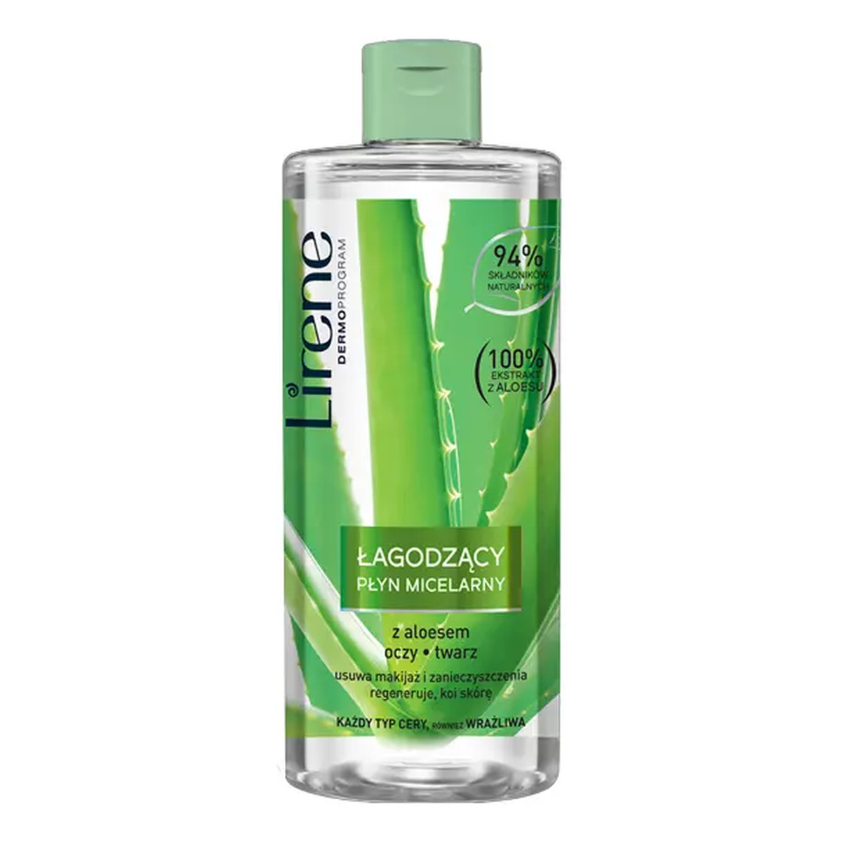 Lirene Łagodzący płyn micelarny z Aloesem 400ml