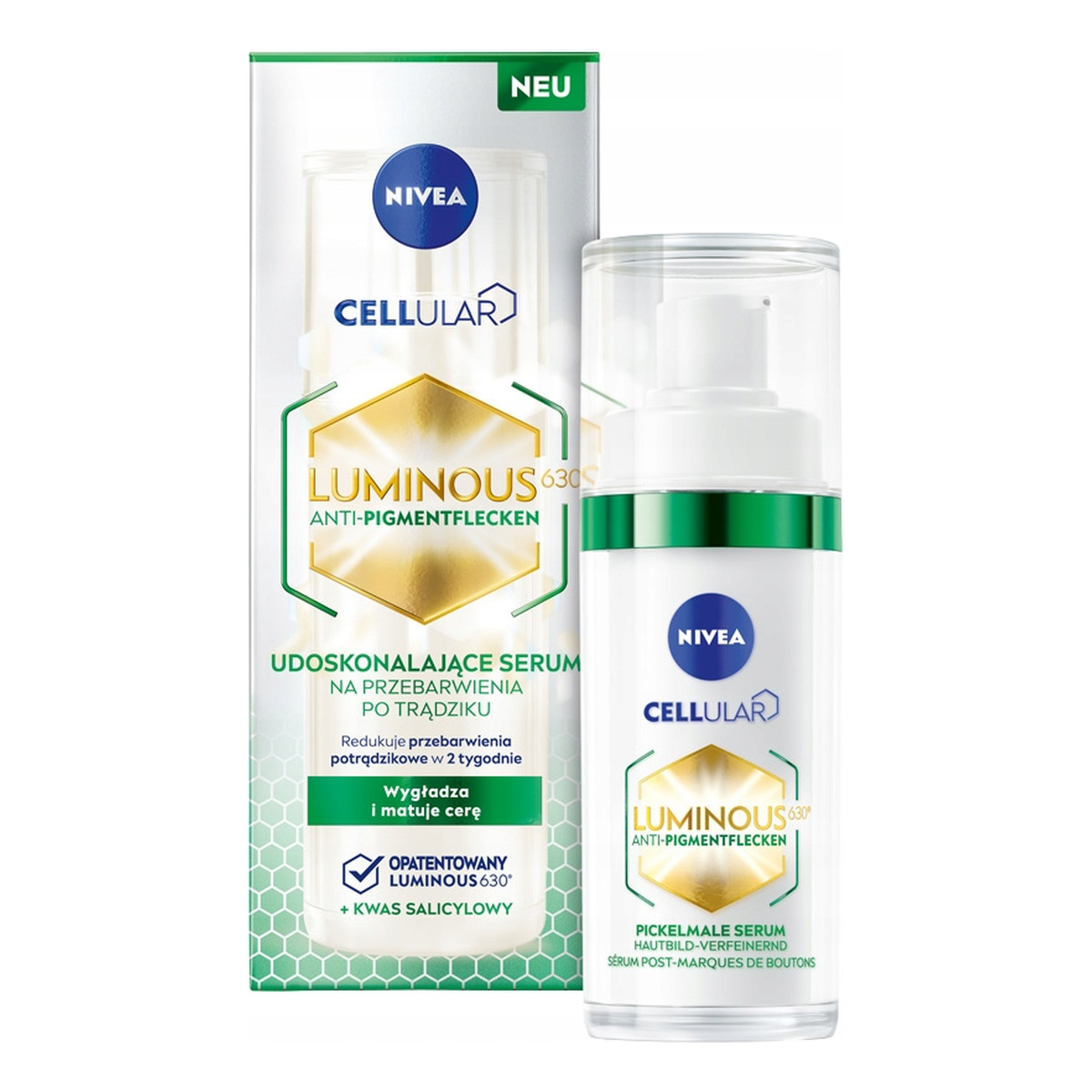 Nivea Cellular luminous 630® udoskonalające serum na przebarwienia po trądziku 30ml