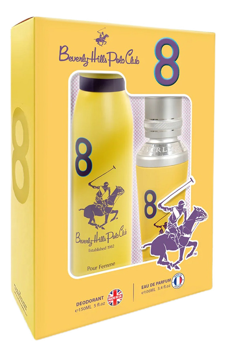 Zestaw woda perfumowana spray 100ml + dezodorant spray 150ml