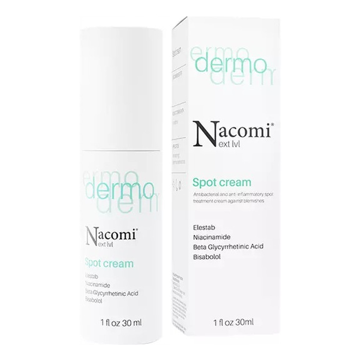 Nacomi Dermo Krem punktowy przeciwdziałający niedoskonałościom 30ml