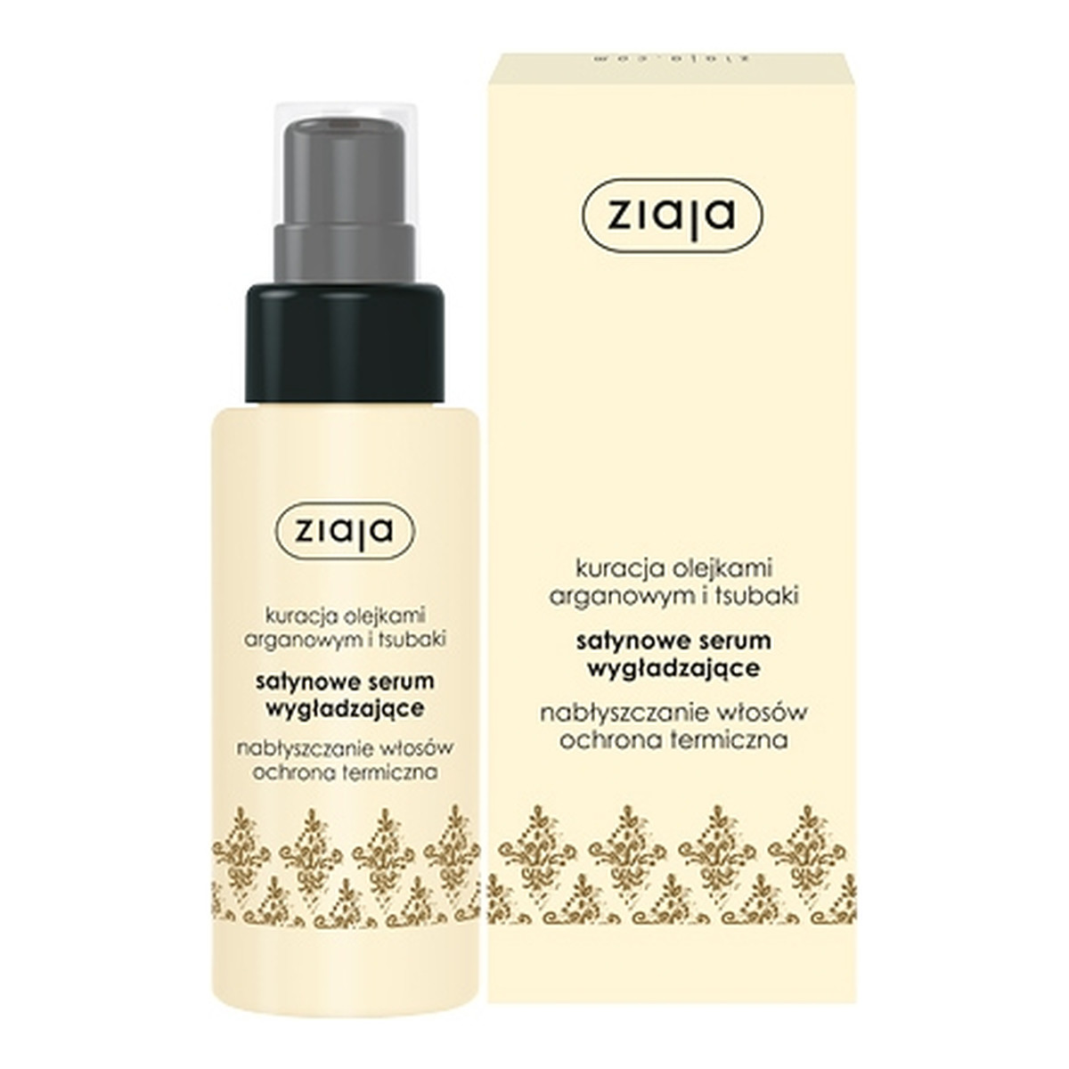 Ziaja Kuracja Olejkami Arganowym I Tsubaki Satynowe Serum Wygładzające 50ml