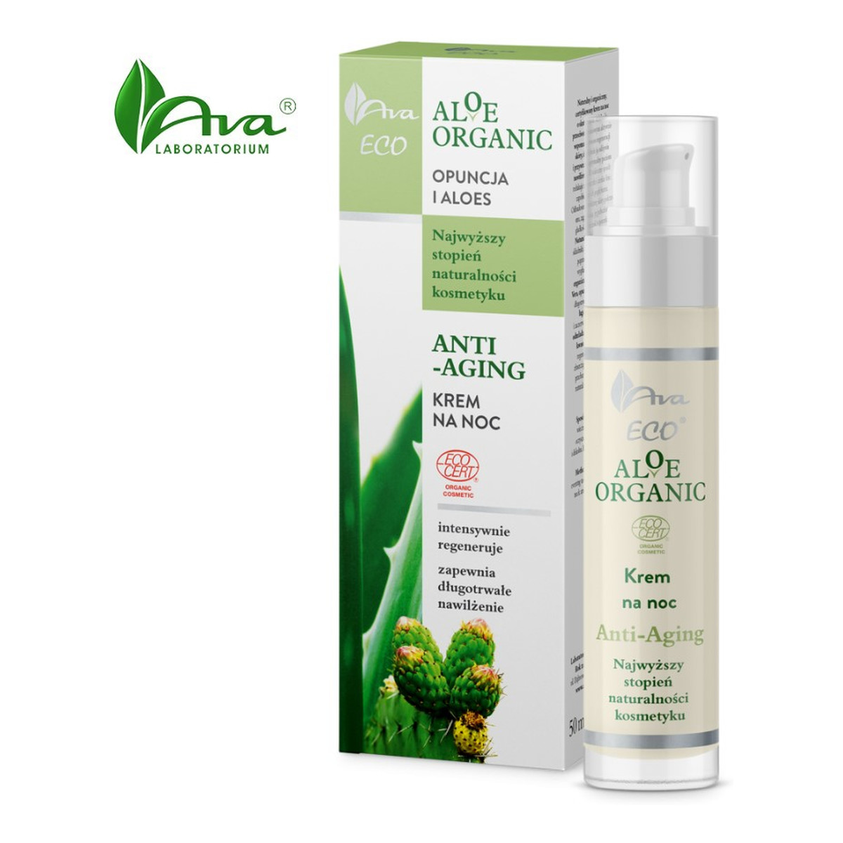 Ava Laboratorium ALOE ORGANIC Krem na noc anti-aging 50ml