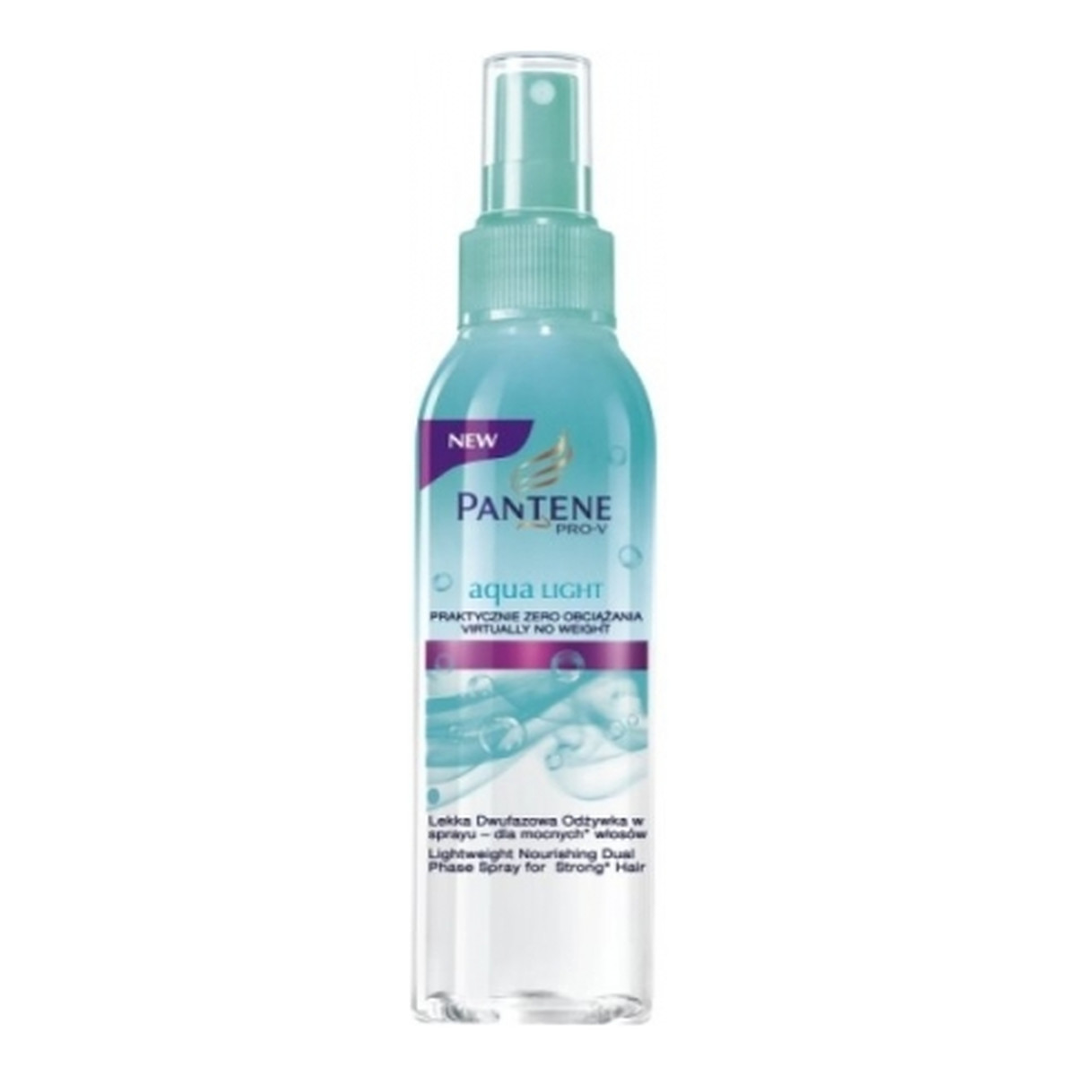 Pantene Pro-V Aqua Light Lekka Dwufazowa Odżywka w Sprayu Lekkie i Mocne 150ml