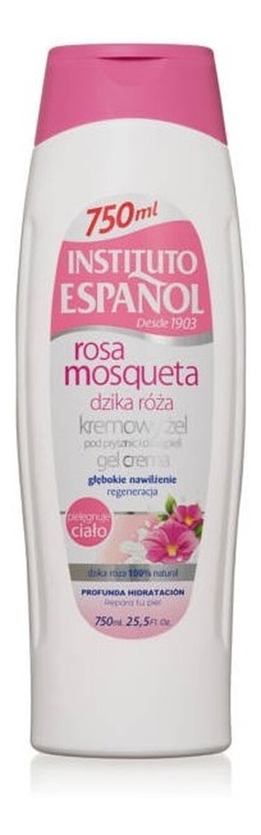 Kremowy żel pod prysznic dzika róża
