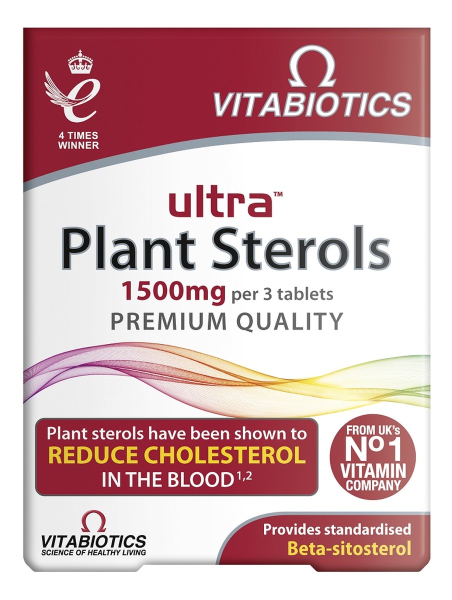 Ultra plant sterols 500mg suplement diety 30 tabletek