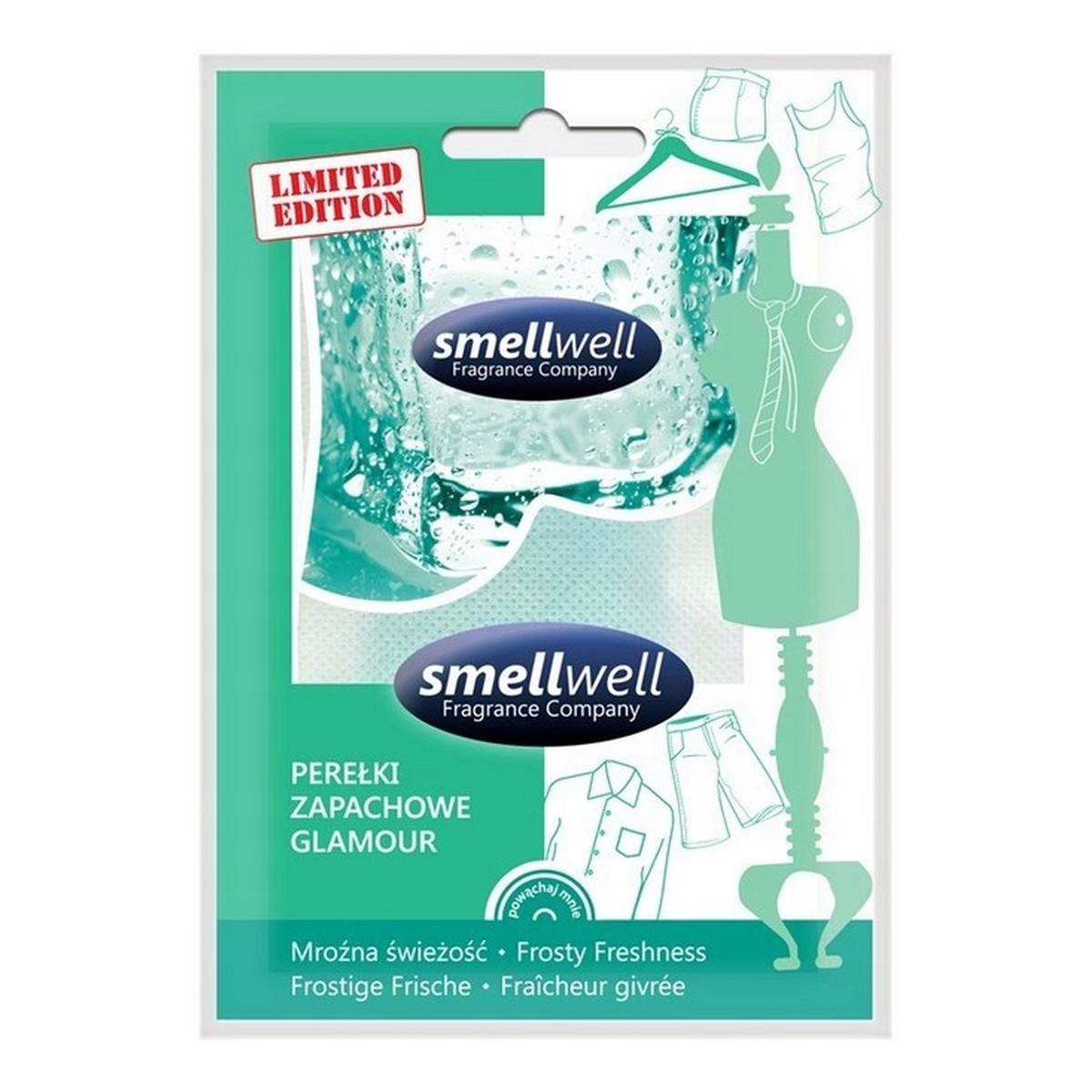 Smellwell Glamour Perełki zapachowe Mroźna świeżość 18g