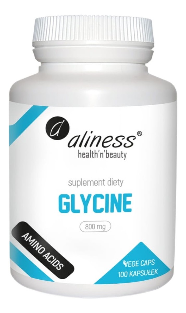 Glycine 800mg suplement diety 100 kapsułek