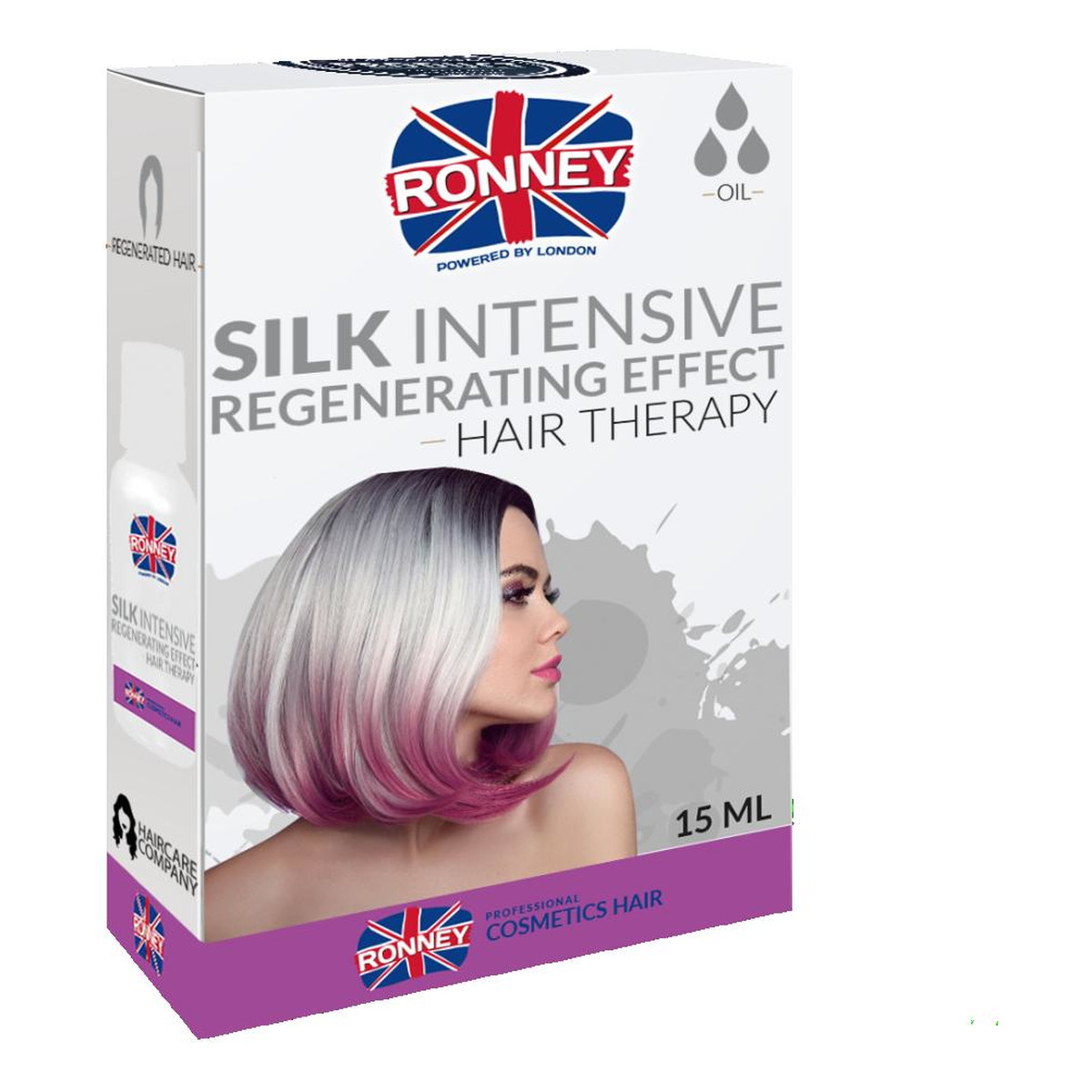 Ronney Silk Intensive Professional Hair Oil Regenerating Effect regenerujący Olejek do włosów 15ml