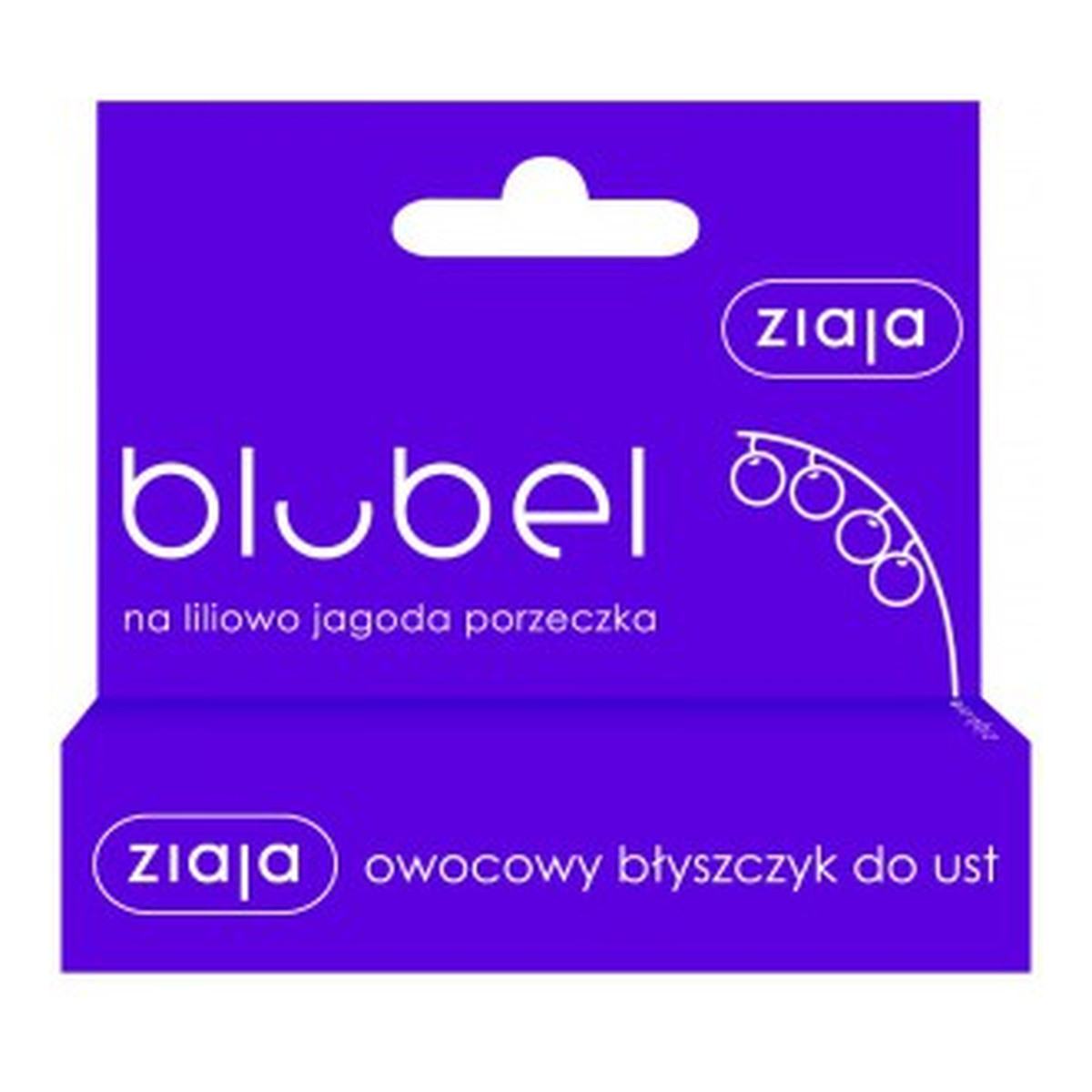 Ziaja Blubel Błyszczyk Do Ust Jagoda-Porzeczka 10ml