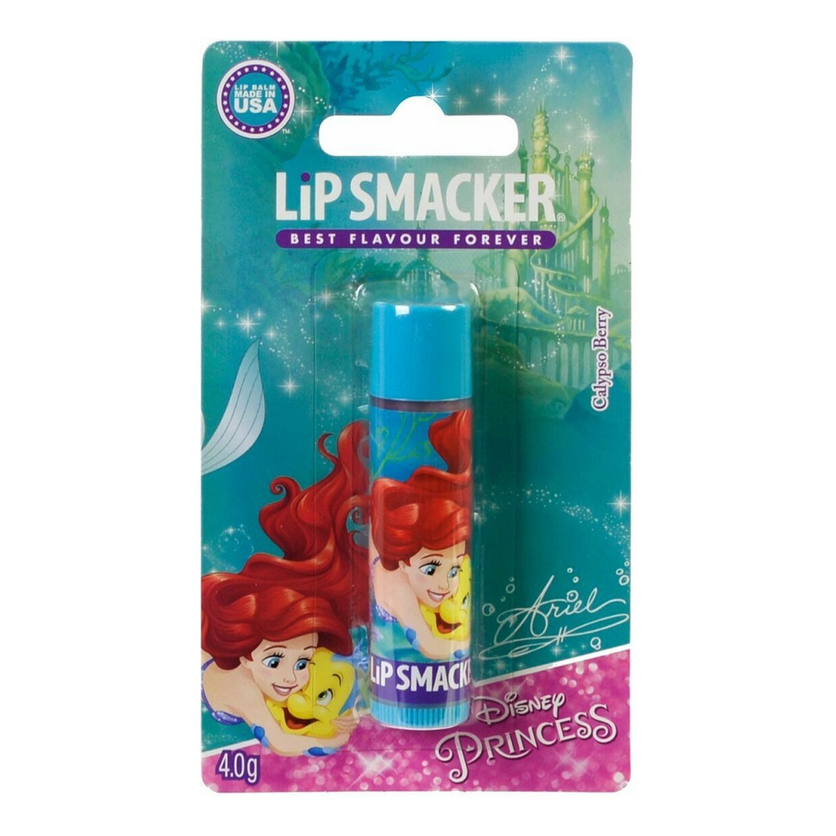 Lip Smacker Disney Princess Ariel Lip Balm Balsam do ust calypso berry 4g 4g