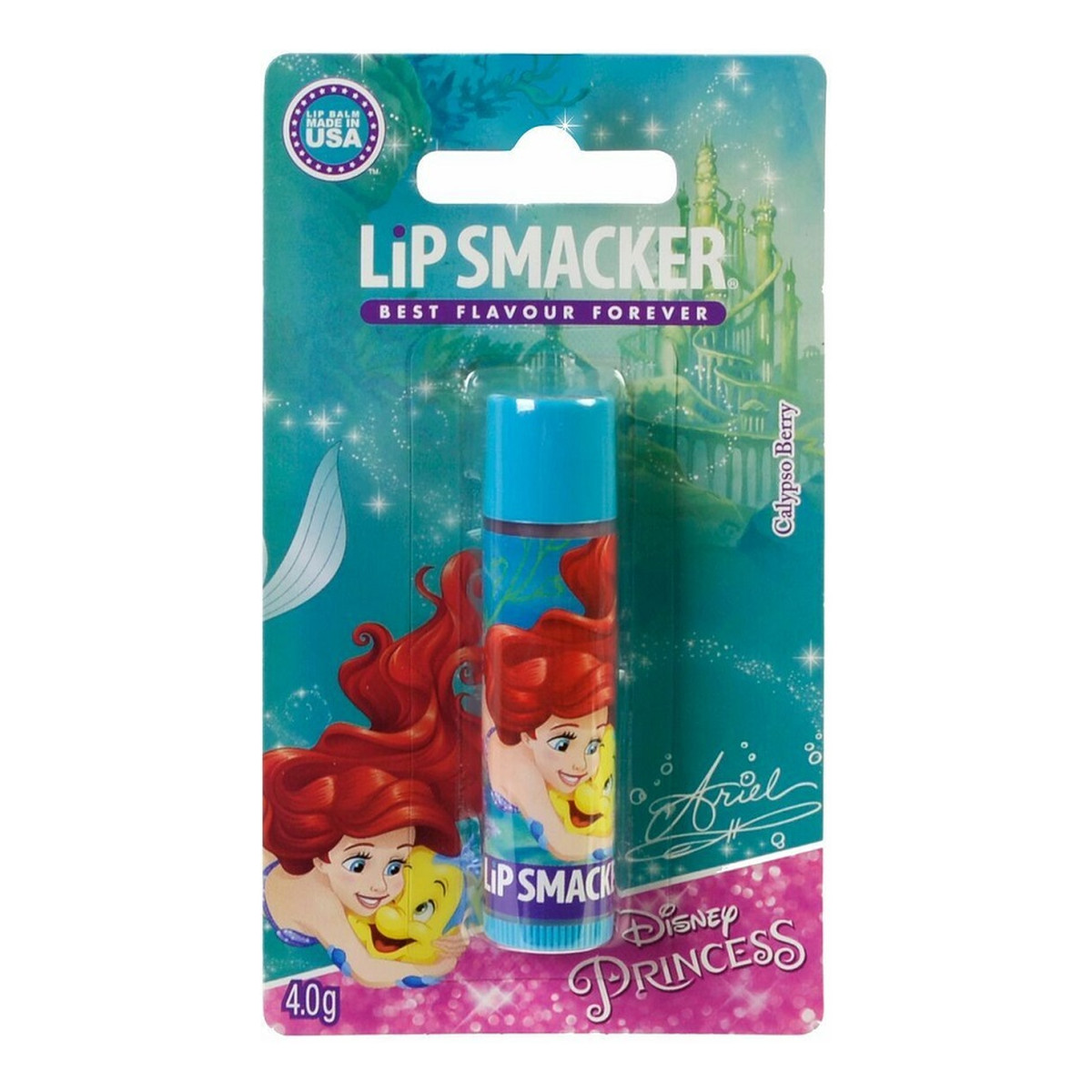 Lip Smacker Disney Princess Ariel Lip Balm Balsam do ust calypso berry 4g