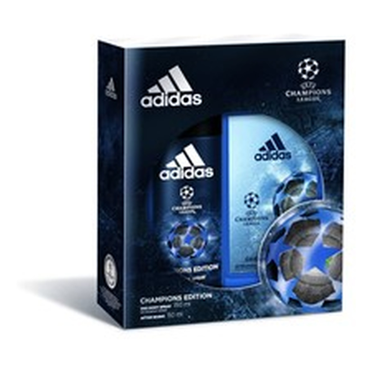 Adidas Champions League Zestaw prezentowy męski dezodorant spray + woda po goleniu