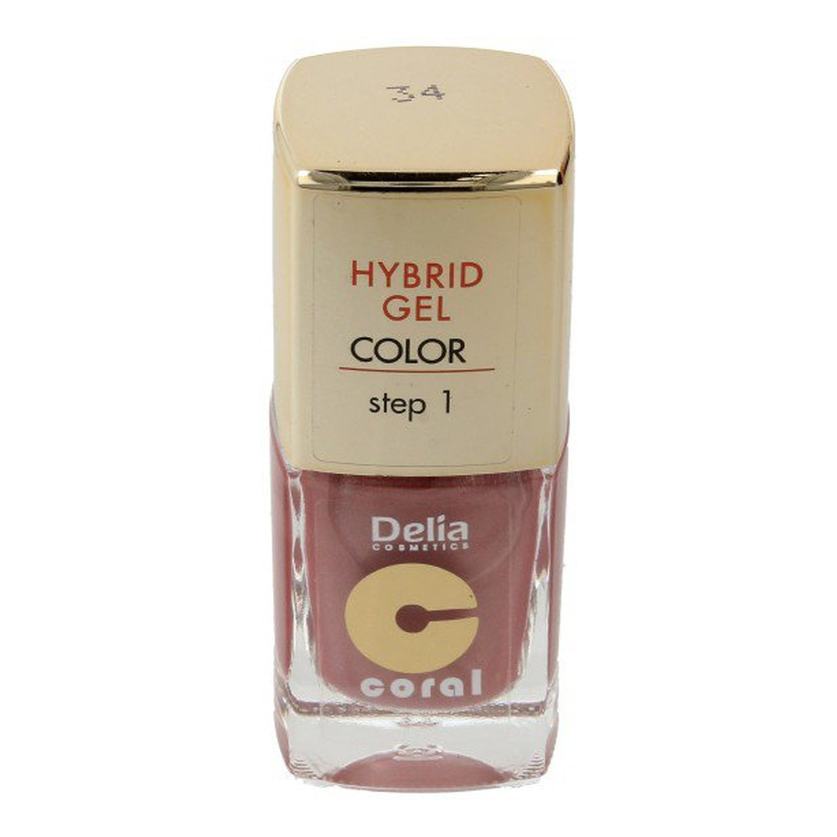 Delia Hybrid Gel Coral Lakier Do Paznokci 11ml